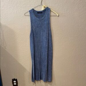 Final Touch Blue Sleeveless Dress